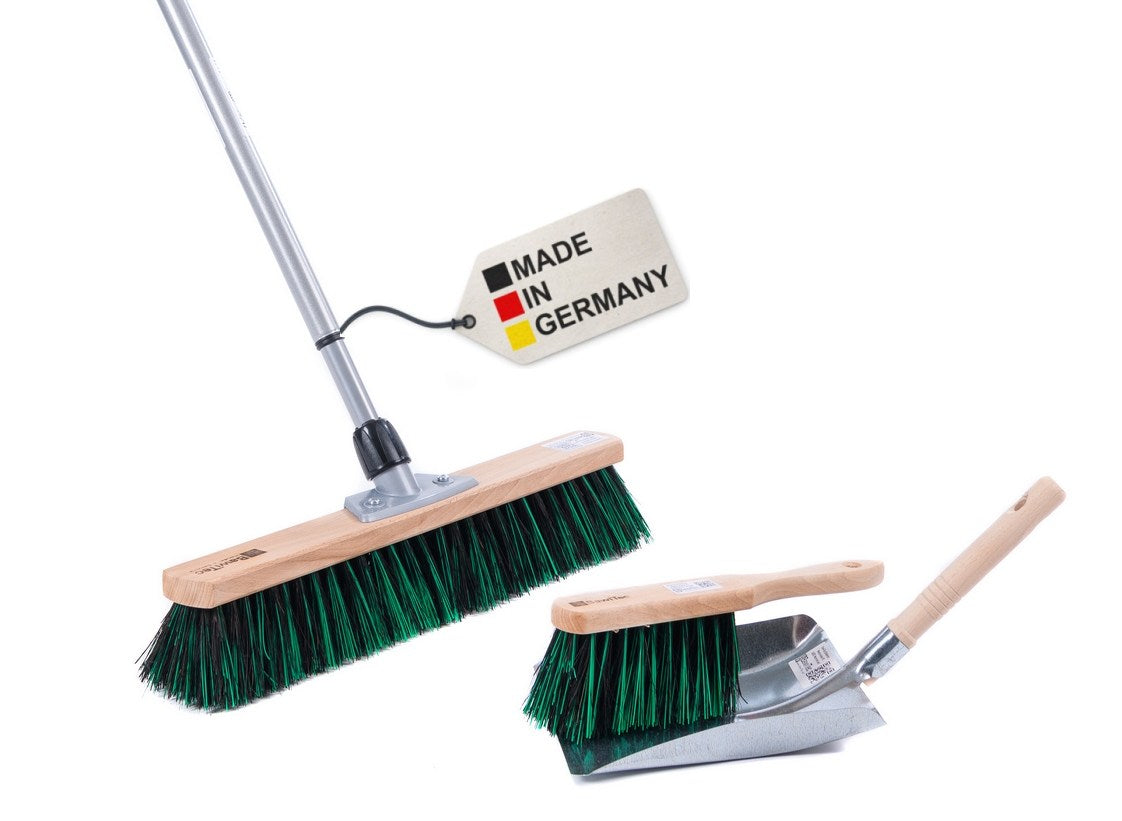 Universal broom sweeping set BawiMix bristles broom hand brush and dustpan in a set