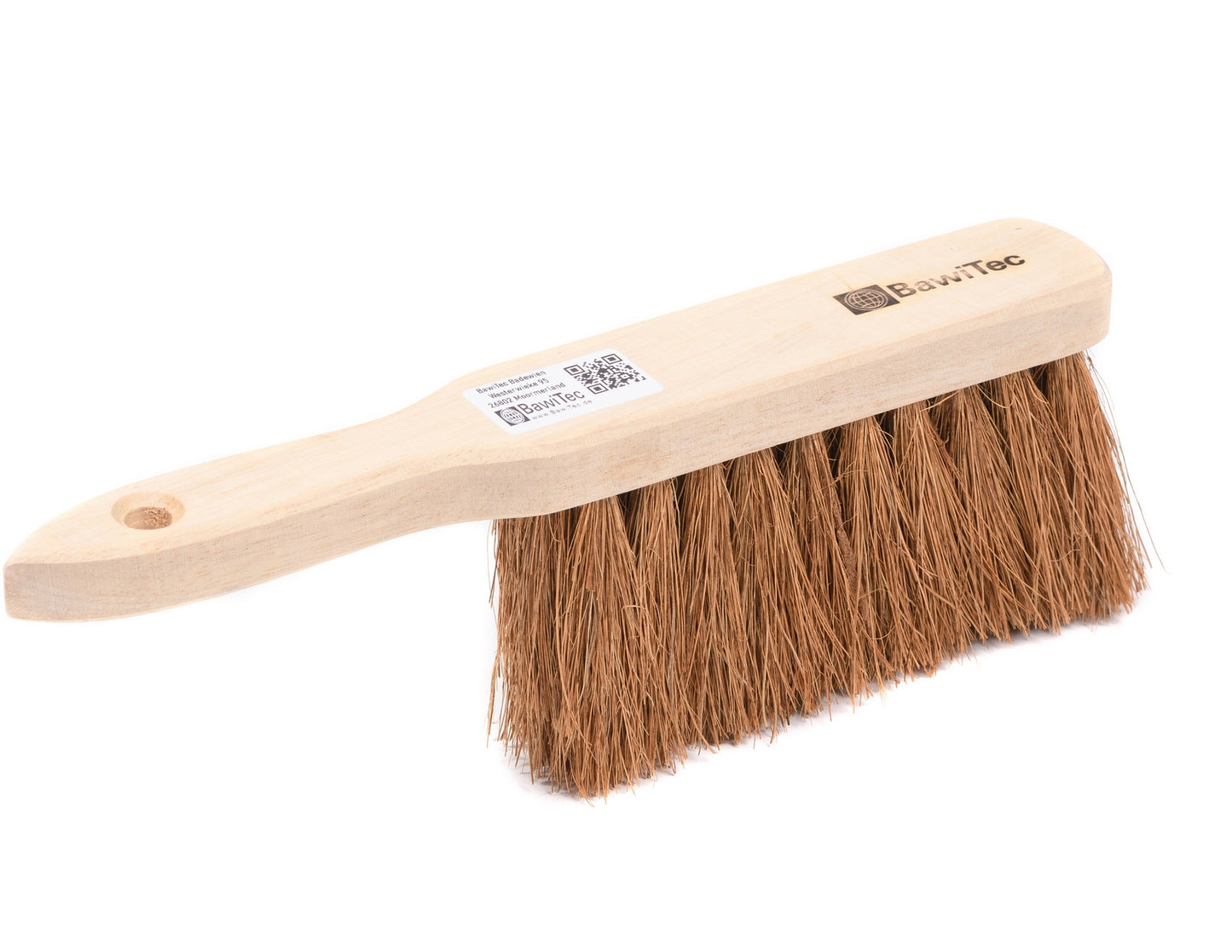 3 pieces sweeping set coconut natural fiber bristles hand brush 28cm and metal dustpan