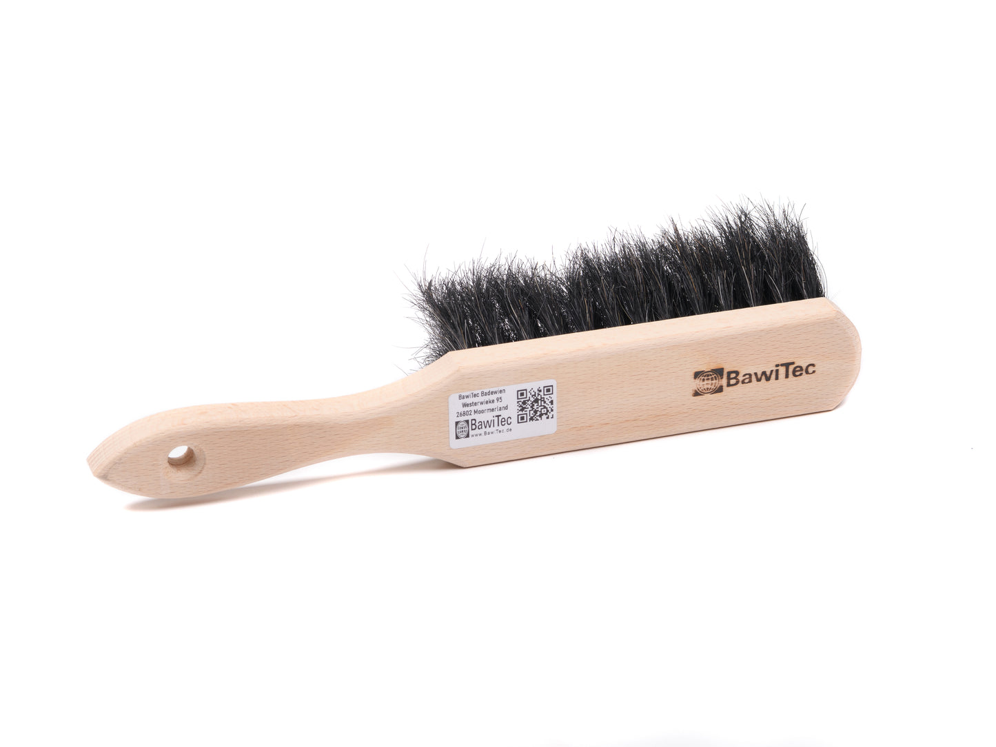 Horsehair natural hair broom set sweeping set XL 60cm incl. hand brush and dustpan