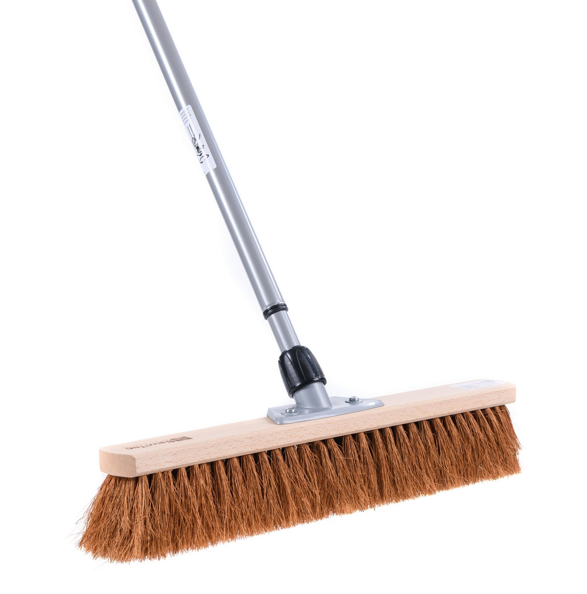 Coconut broom sweeping set coconut natural fiber bristles broom with telescopic handle hand brush and dustpan sweeping set
