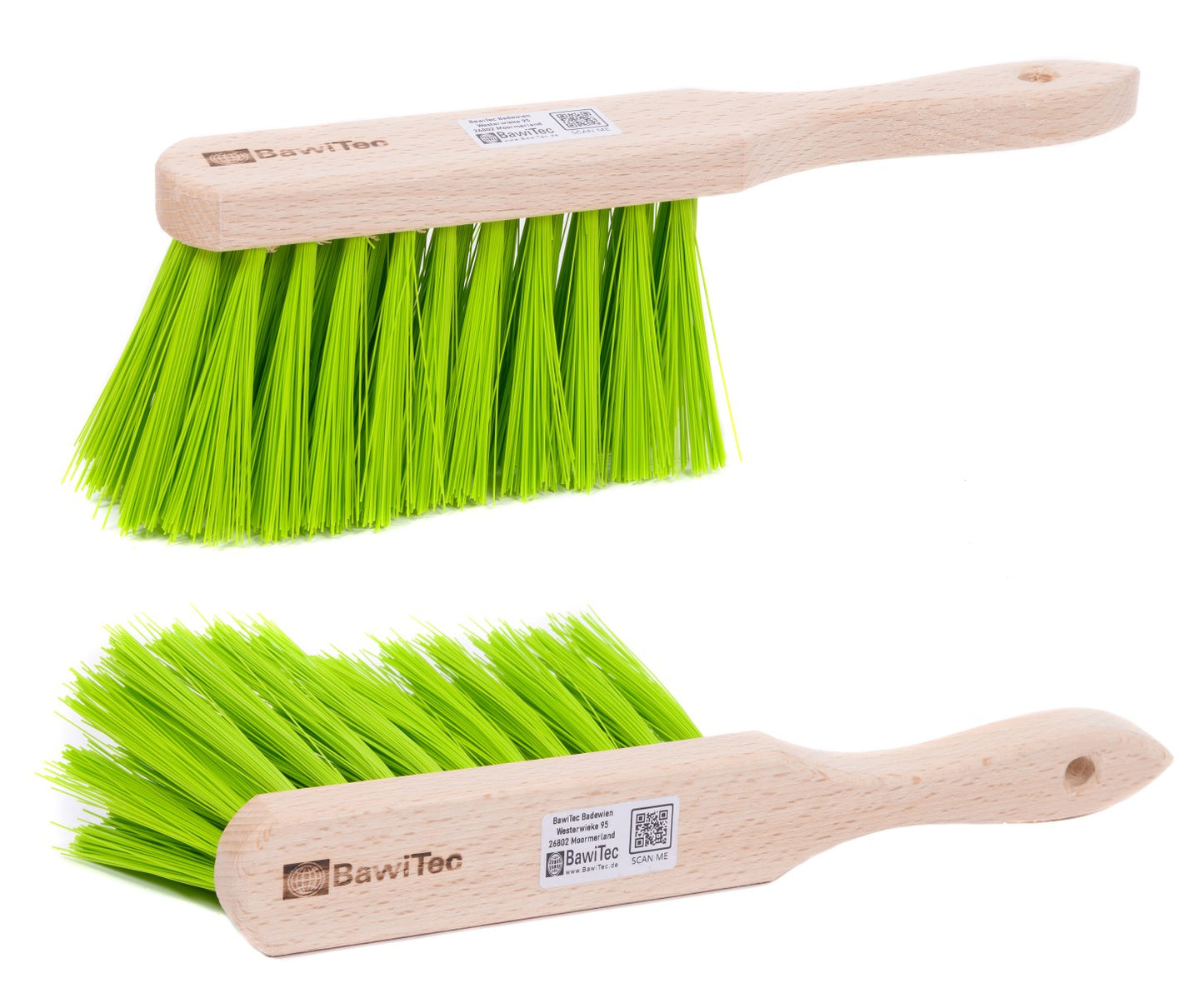 Street broom set sweeping set XL broom neon green telescopic handle hand brush and dustpan