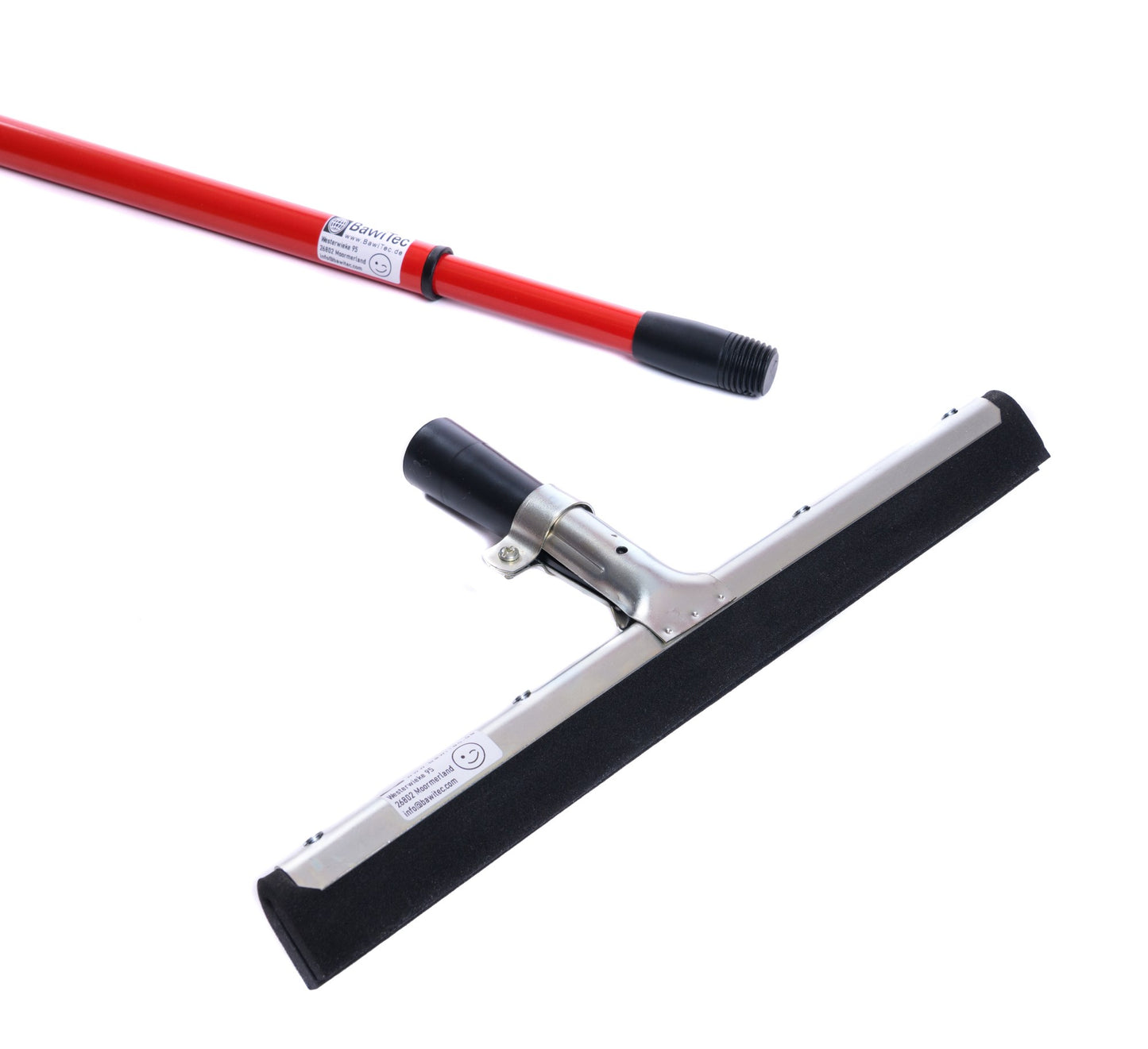 Wasserabzieher Wasserschieber "Basic" 35cm Breit mit Metall-Teleskopstiel 140cm Länge