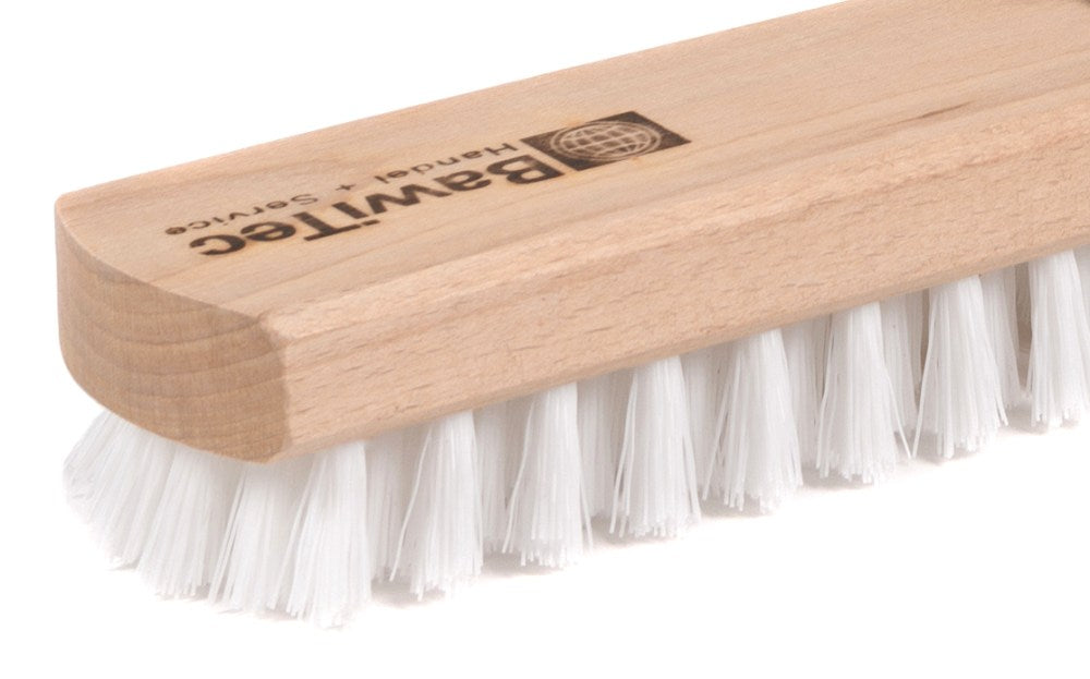 Large-capacity scrubber 40cm wide plastic bristles including wooden handle Scrubber with handle