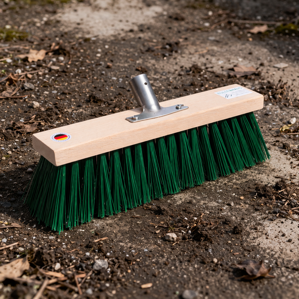 Robuster Besen Straßenbesen 40 cm extra lange PET-Borsten