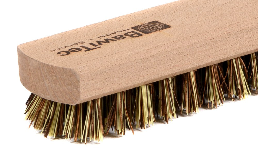 Großraumschrubber 40cm Breit UnionMix-Borsten hart inkl. Holzstiel Schrubber mit Stiel