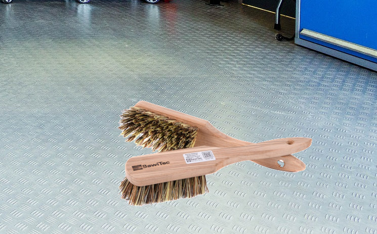 Pack of 2 handle brushes, cleaning brushes, 265 mm, UnionMix bristles, hard scrubbing brushes