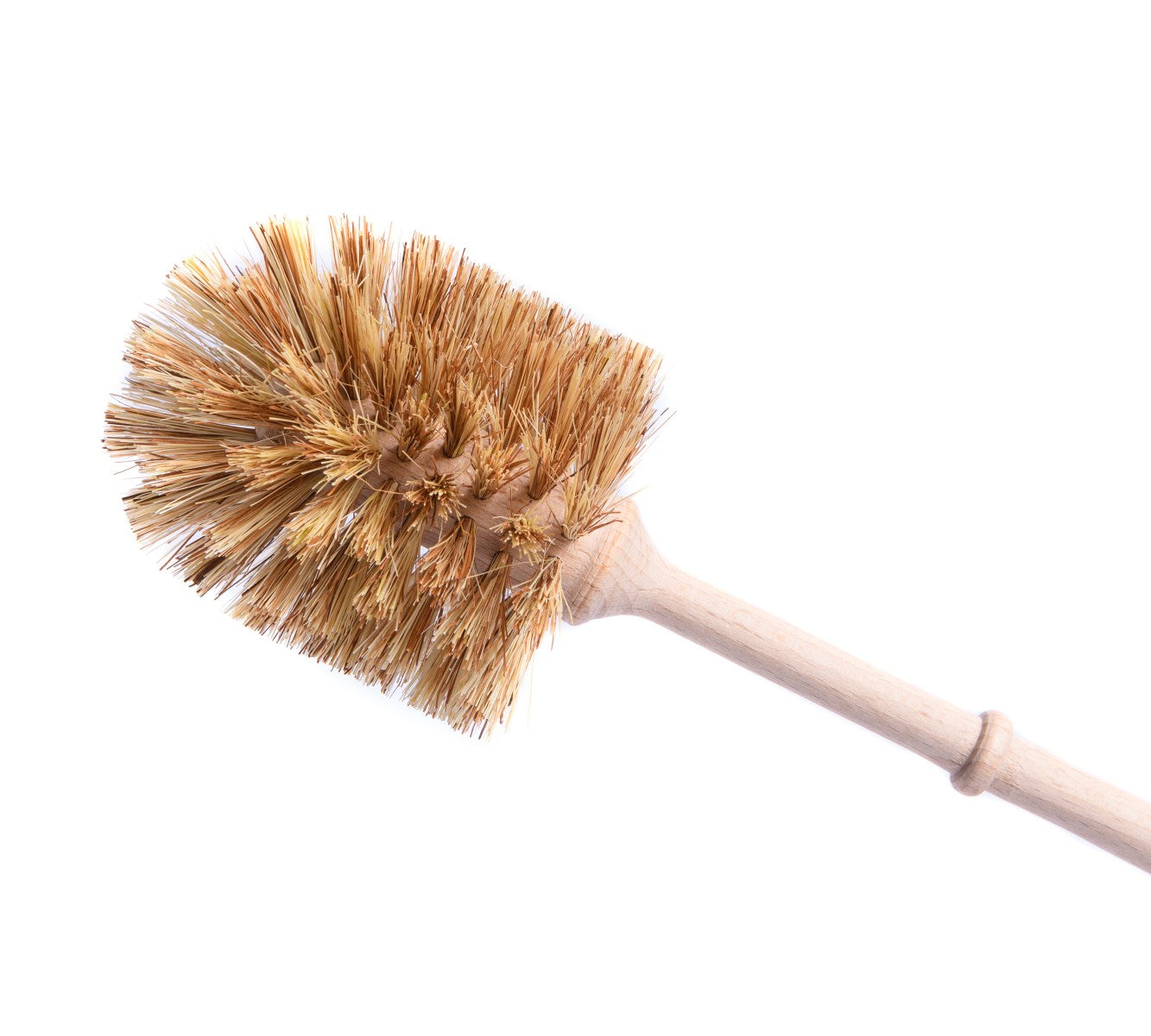 Qualitäts WC-Bürsten Natur-Holz Set Naturfaser-Borsten Toilettenbürsten Ersatzbürsten