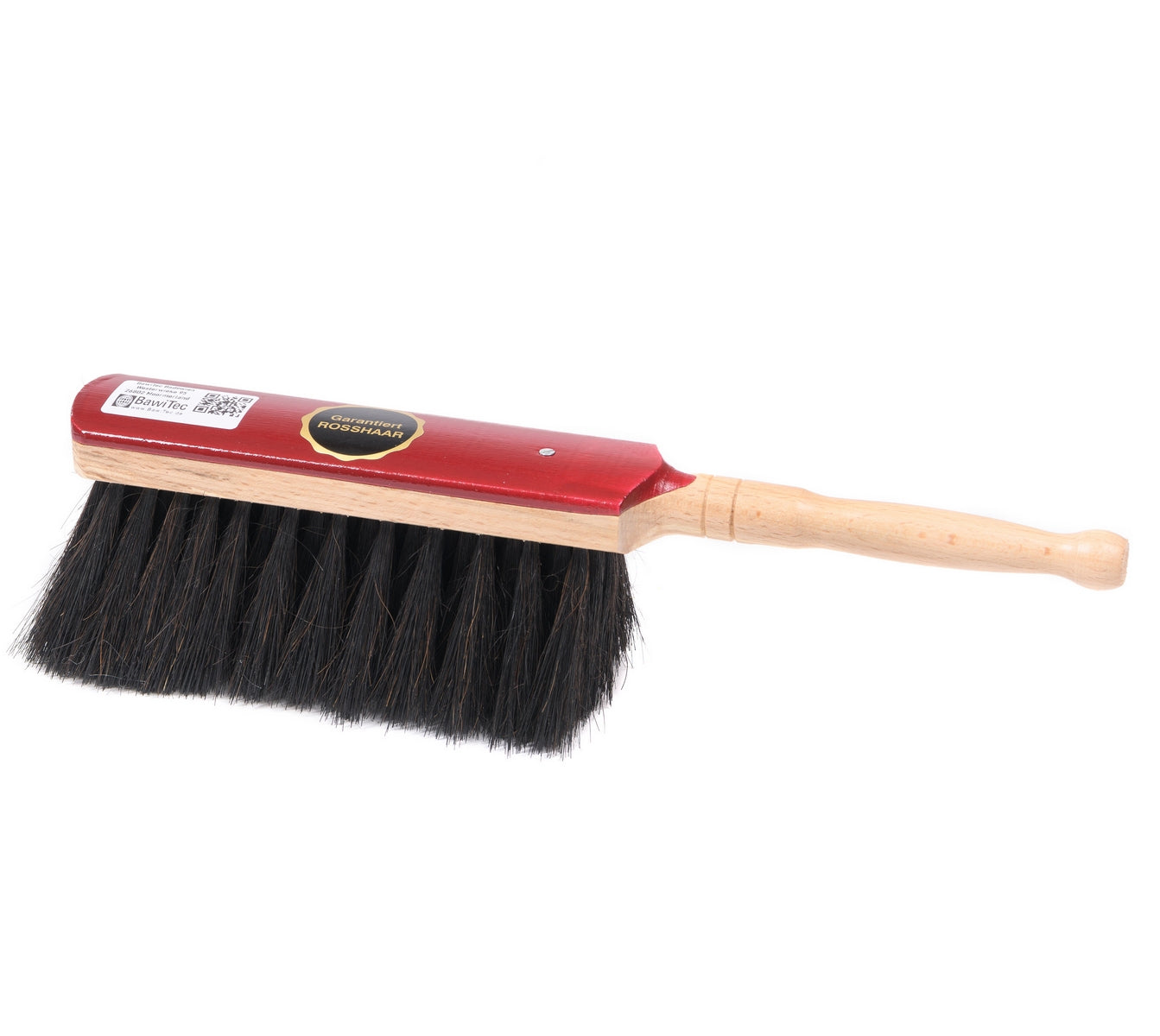 Real horsehair bristles hand brush 29cm 2-piece wood screwed very soft bristles quality hand broom