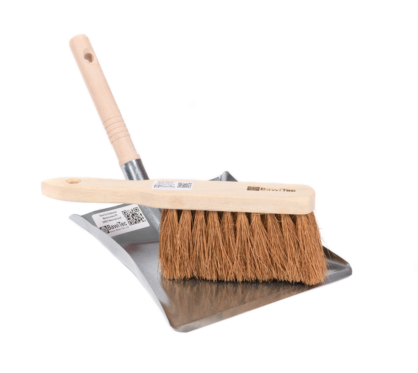 Craftsman sweeping set coconut natural fiber bristles hand brush and dustpan set