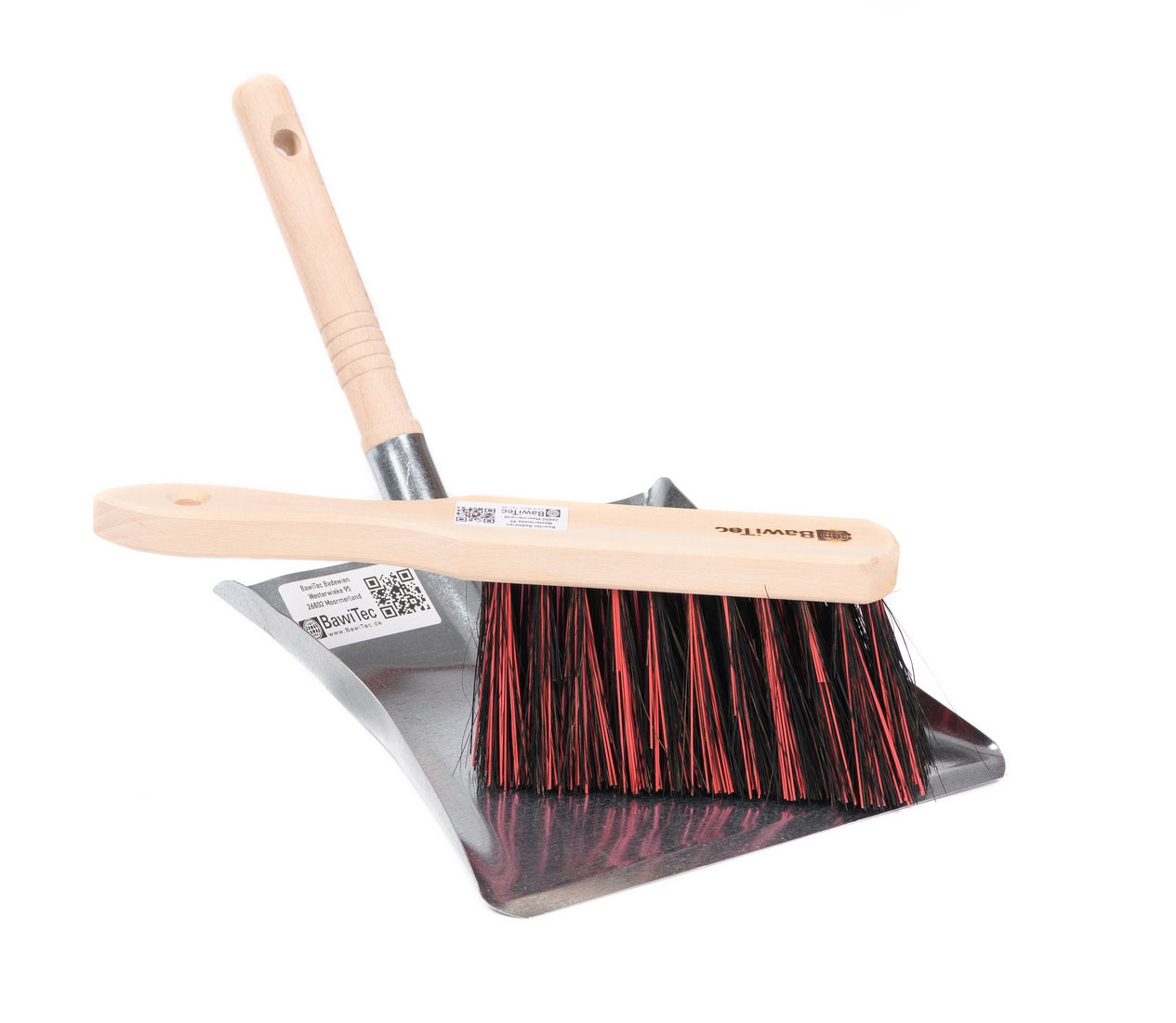 Outdoor sweeping set ArengaMix bristles 4 pieces. Includes broom handle, hand brush and dustpan