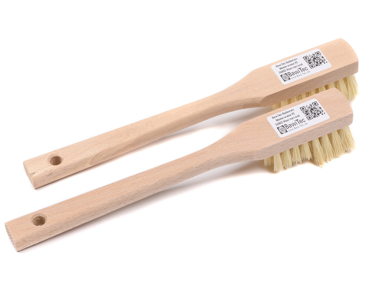 2 Stück kleine Reinigungsbürsten MyprenFibre-Borsten 255mm Handbürsten Stielbürsten