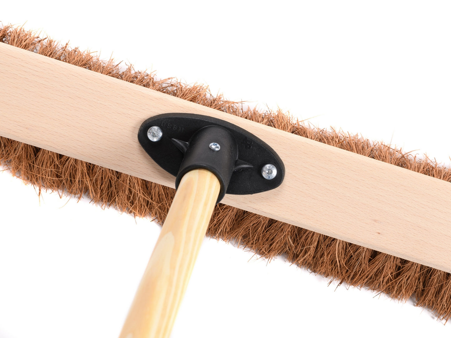 Coconut broom natural fiber with matching wooden handle broom handle sweeping broom coconut bristles hall broom