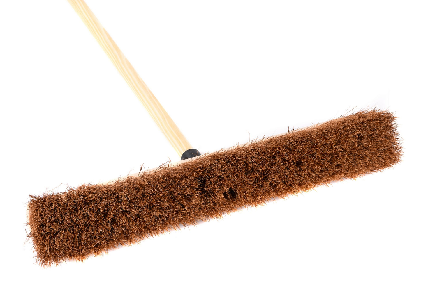Coconut broom natural fiber with matching wooden handle broom handle sweeping broom coconut bristles hall broom