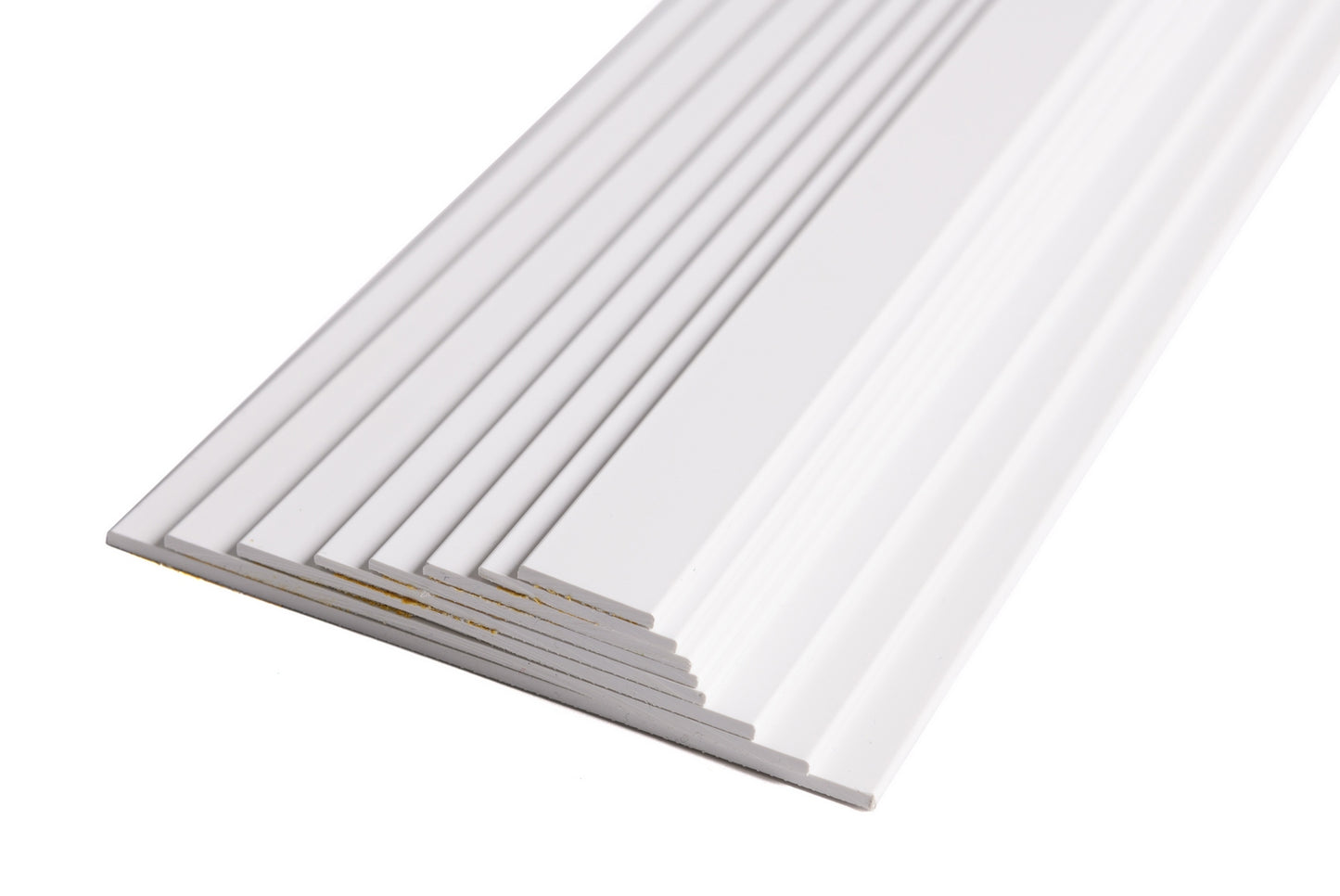 Quality plastic cover strip flat strip white flat profile