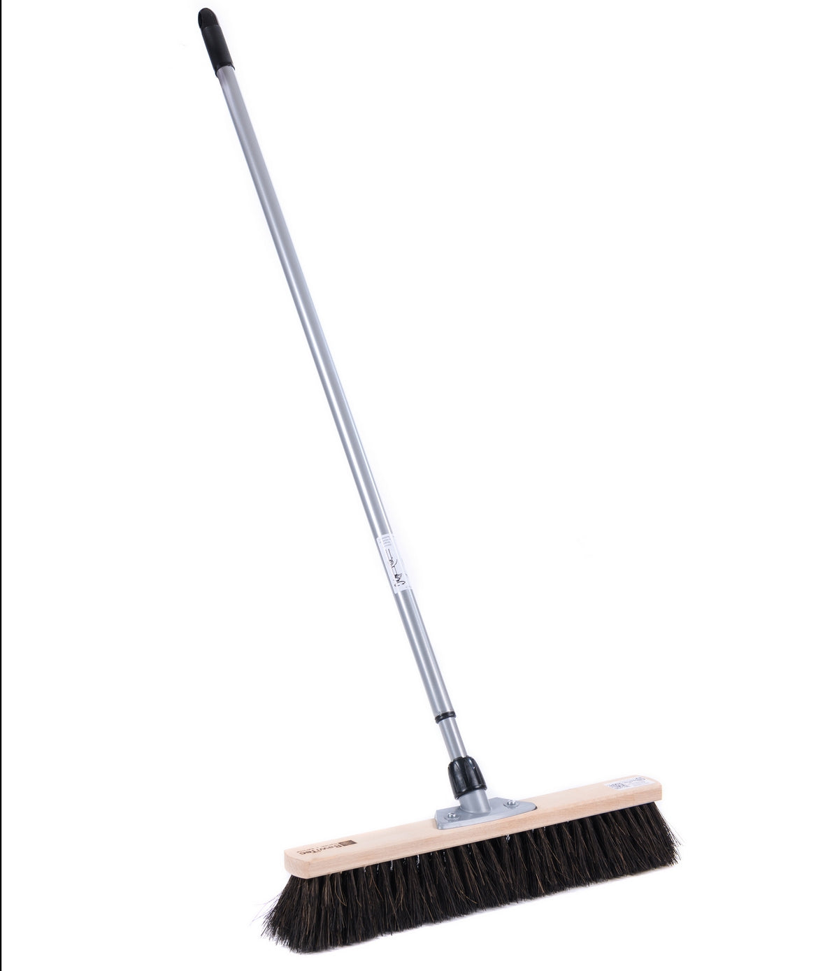Sweeping broom arena broom wet/oil-resistant with telescopic handle max. 200cm length natural fiber bristles