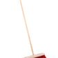 Straßenbesen "Maxus" Elaston-Kunststoffborsten rot mit passendem Stiel Holzstiel robust und stabil