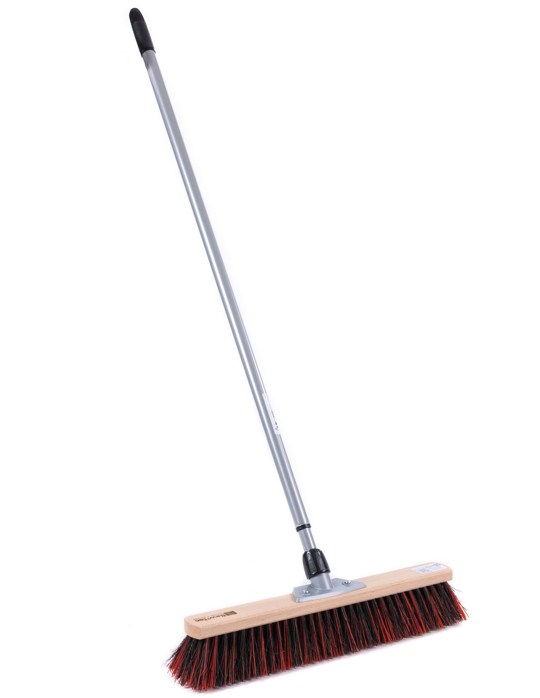 Outdoor broom street broom Arenga mix bristles with telescopic handle, infinitely extendable, sweeping broom with handle