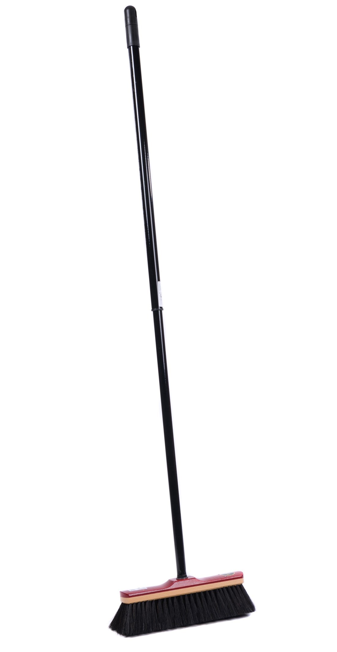 Room broom 30cm real horsehair bristles, very soft, including adjustable telescopic handle