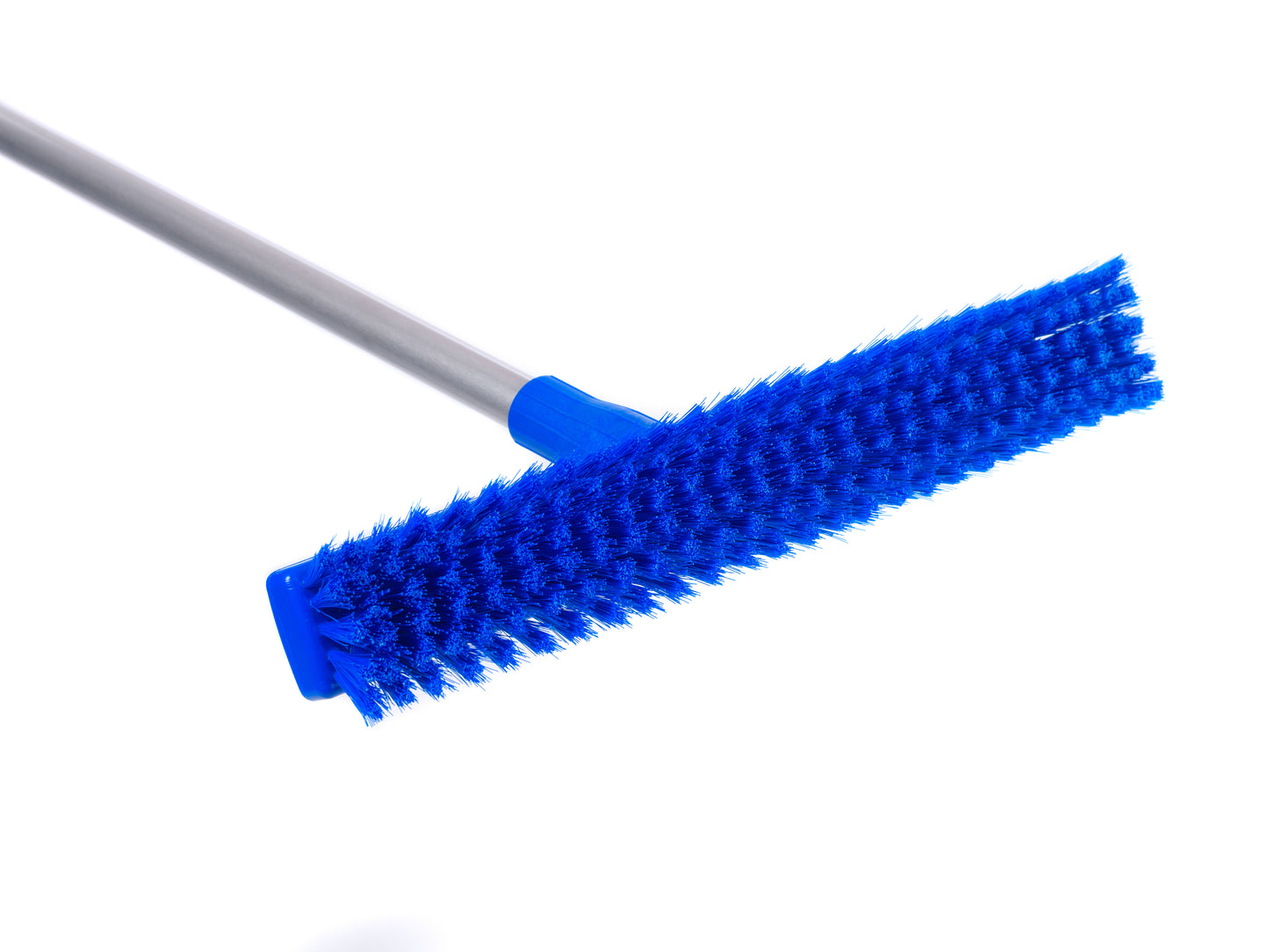 Professional hygiene broom (one-piece) hygiene broom according to HACCP with white or blue aluminum handle