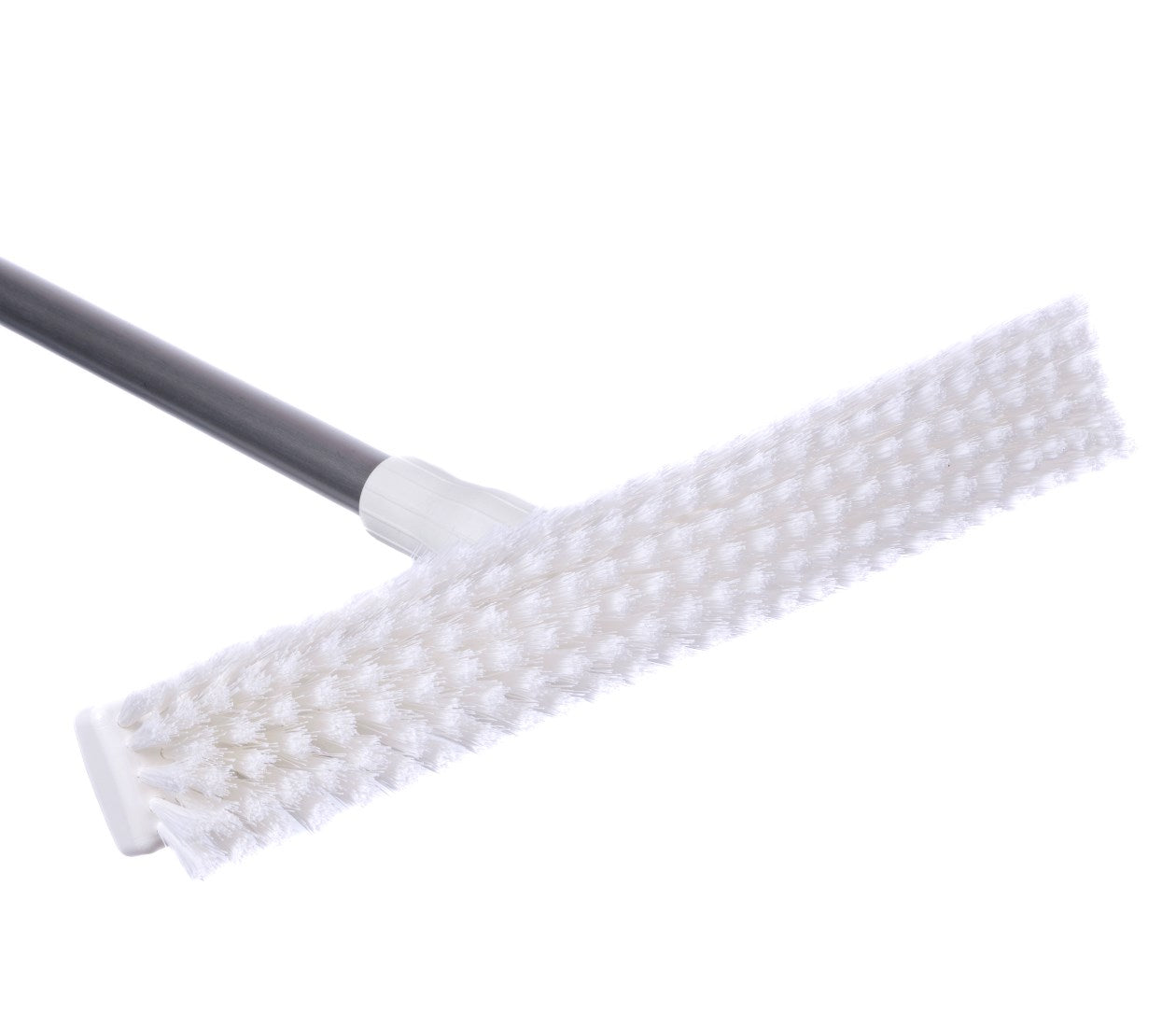 Professional hygiene broom (one-piece) hygiene broom according to HACCP with white or blue aluminum handle
