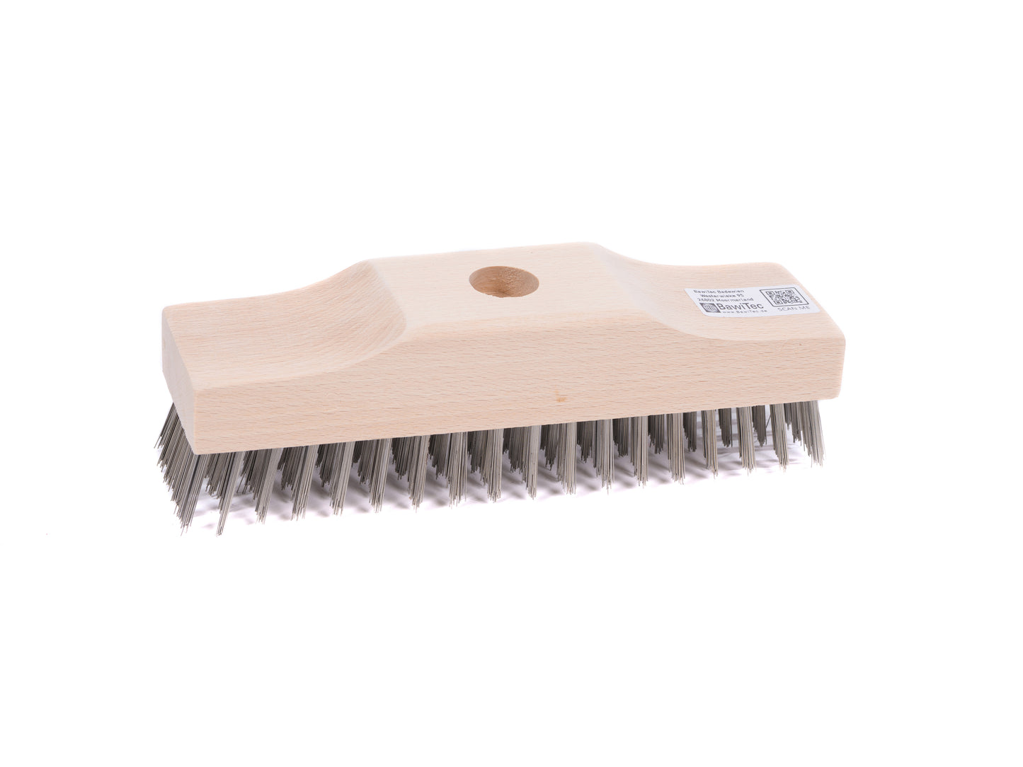Steel wire broom-scrubber-hand brush set