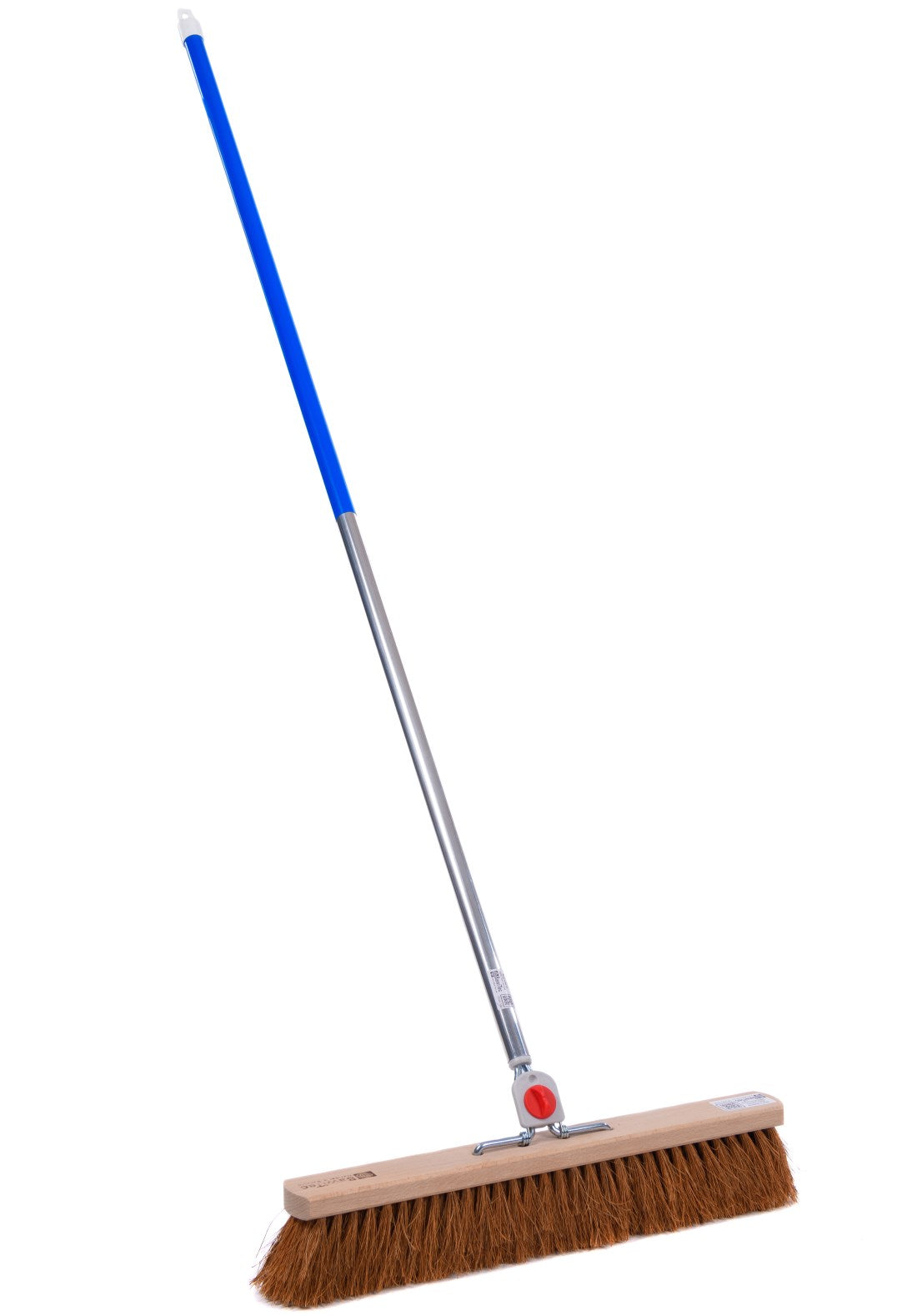 Kehrbesen Kokos-Borsten mit 4-Loch-Wechselsystem und Stiel 145cm Länge Naturfaser-Besen Kokosbesen