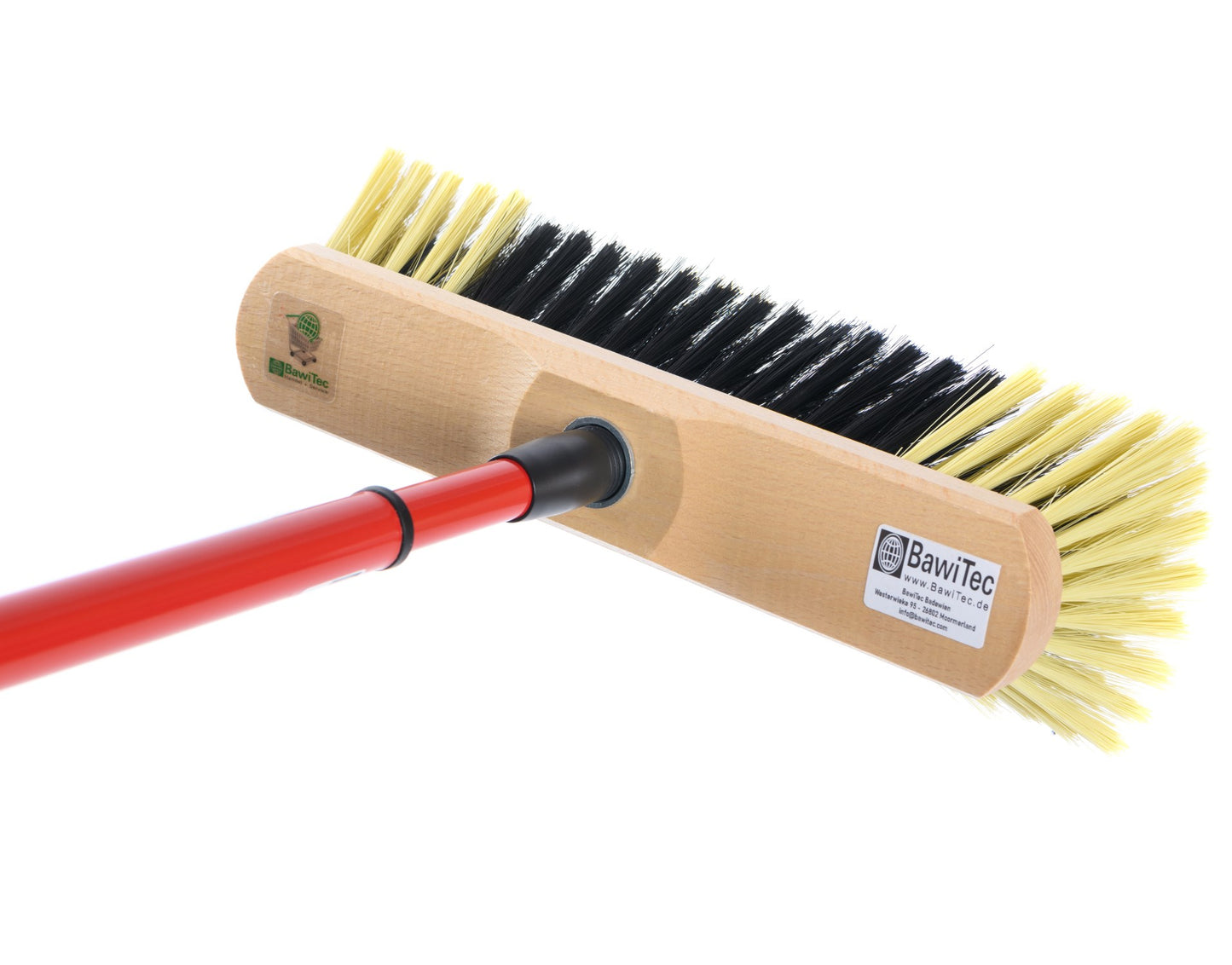 Room broom sweeping broom 30cm synthetic hair bristles with telescopic handle adjustable 140cm