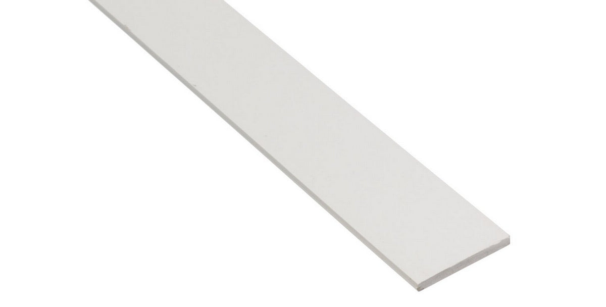 Quality plastic cover strip flat strip white flat profile
