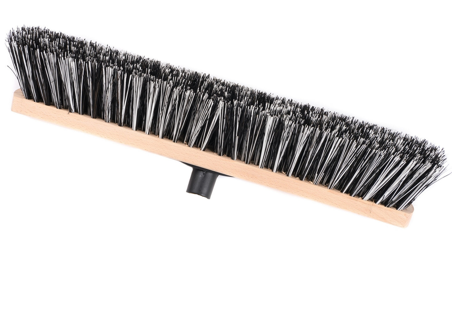 OssiBlitz Straßenbesen Borstenmix mit QuickFix für Standard-Stiele schwere Ausführung Besen ohne Stiel