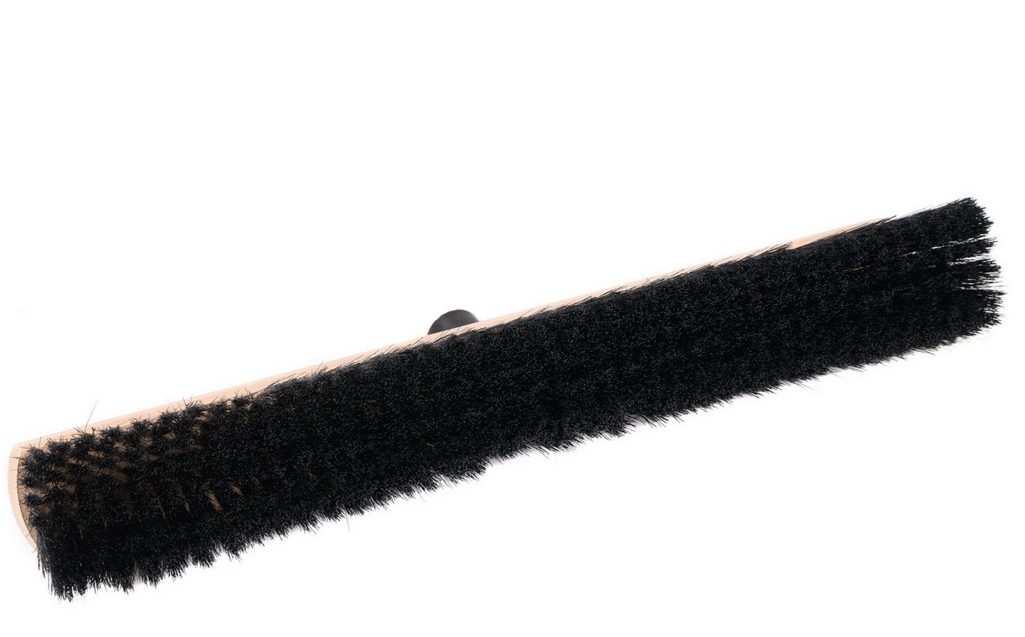 Hall broom synthetic hair bristles black with plastic holder for standard handles, without handle