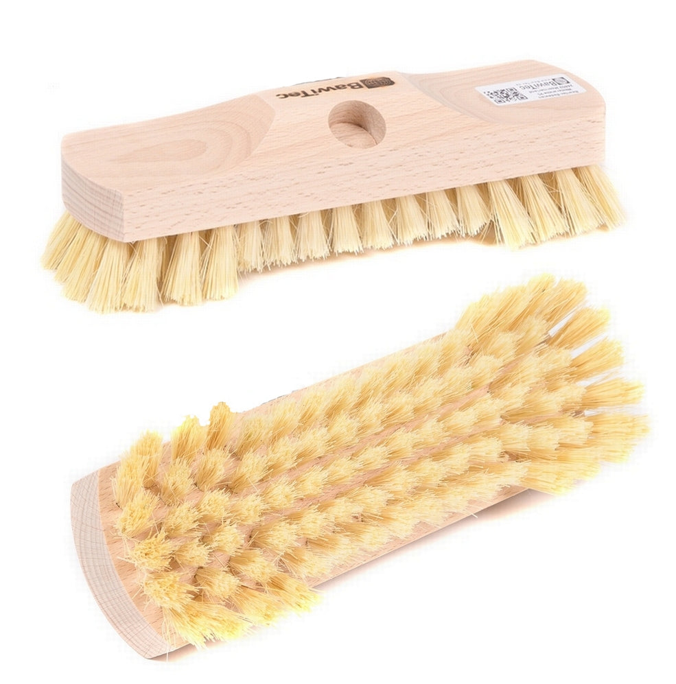 Schrubber 22cm MyprenFibre mit Bart und Gewinde Scheuerbürste ohne Stiel