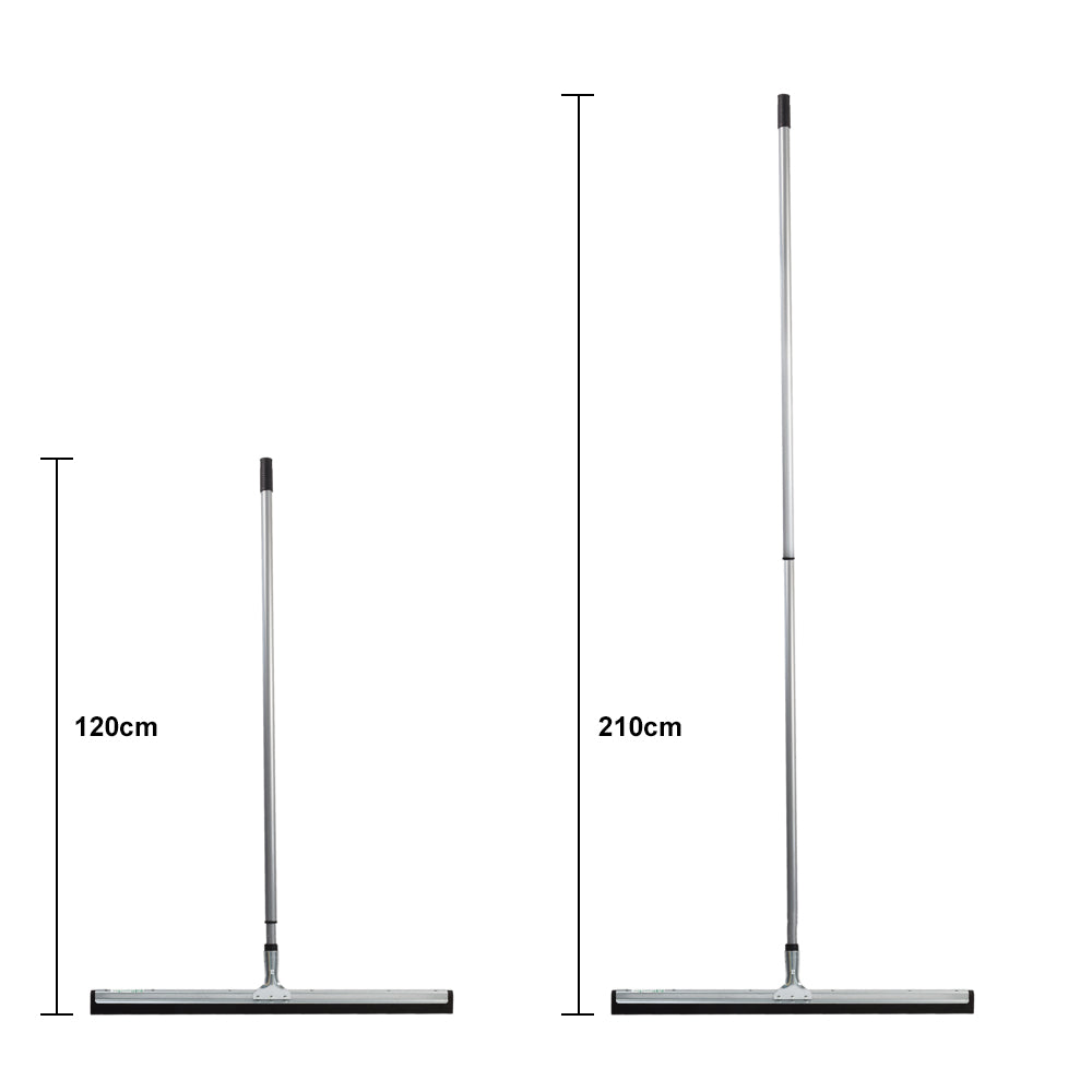 Stable water squeegee water squeegee with telescopic handle, infinitely adjustable width 45cm 55cm 75cm