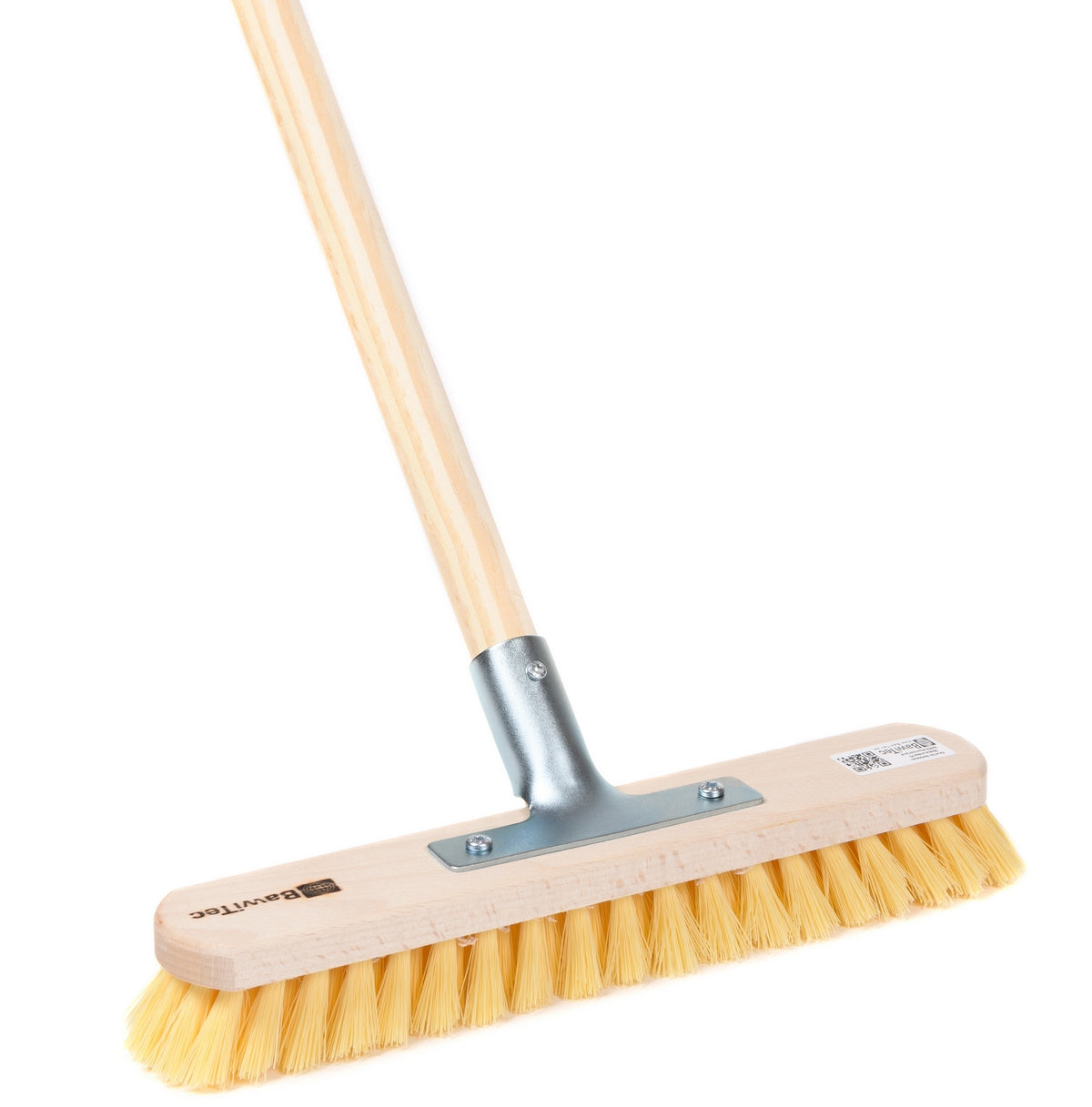 Wiper scrubber MyprenFibre bristles width 30cm with wooden handle 120cm or 140cm