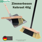 Sweeping set, room broom set, 4 pieces. Synthetic hair bristles soft broom 30cm with telescopic handle hand brush and dustpan sweeping set