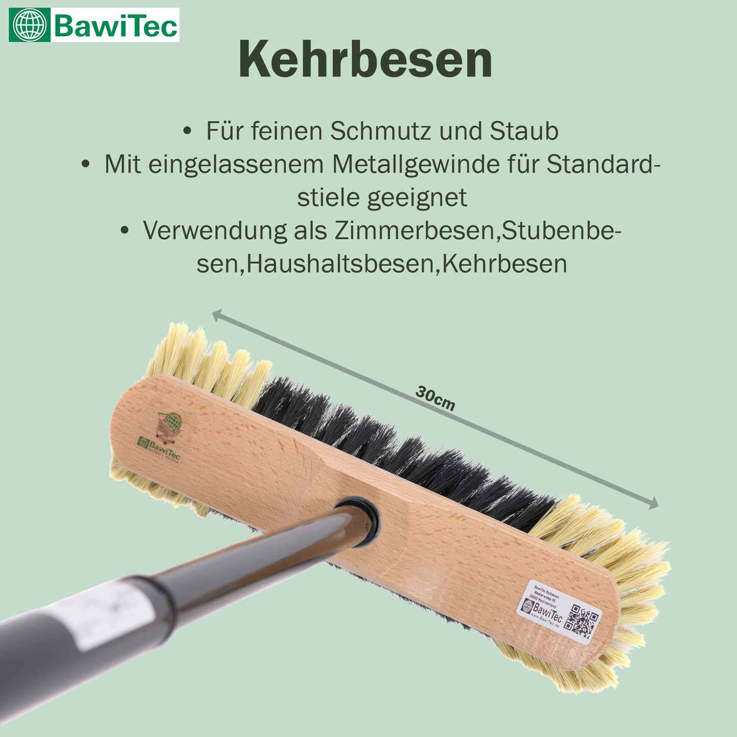 Sweeping set, room broom set, 4 pieces. Synthetic hair bristles soft broom 30cm with telescopic handle hand brush and dustpan sweeping set