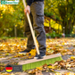 Profi Straßenbesen Eralon-Elaston-Borsten neongrün/grün mit Stiel Holzstiel Gartenbesen für draussen