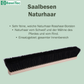 Naturhaar-Rosshaarbesen mit 4-Loch-Wechselsystem und Aluminiumstiel Saalbesen Metallstiel