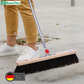 Street broom Arenga plant fiber bristles with 4-hole change system aluminum handle handle 