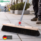 Street broom Arenga plant fiber bristles with 4-hole change system aluminum handle handle 