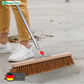Kehrbesen Kokos-Borsten mit 4-Loch-Wechselsystem und Stiel 145cm Länge Naturfaser-Besen Kokosbesen