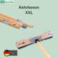 Sehr weicher Naturhaar-Rosshaarbesen mit Stiel Länge 120cm Kehrbesen XXL-Zimmerbesen