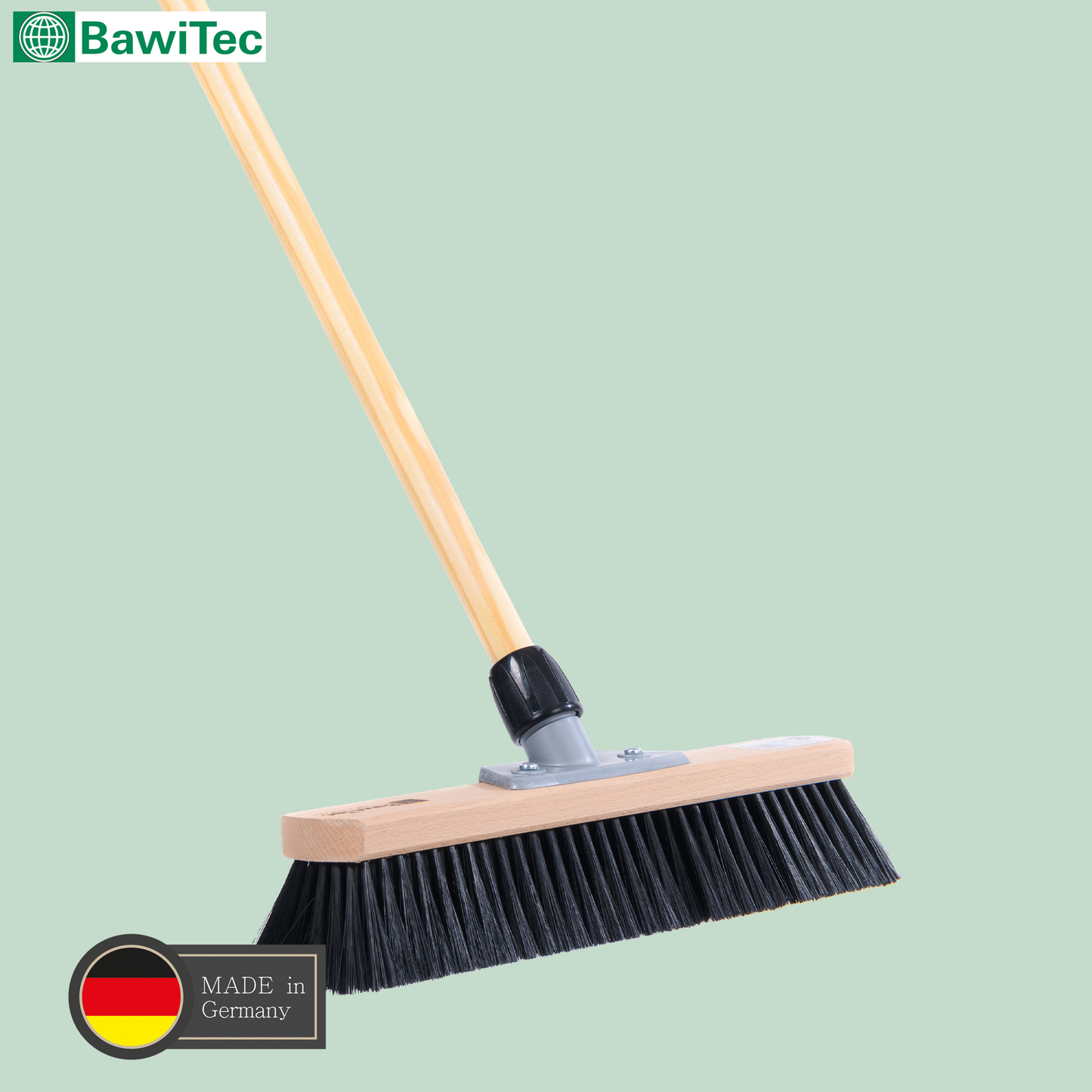 XXL Zimmerbesen mit Stiel Holzstiel Besenstiel 120cm Länge Haushaltsbesen