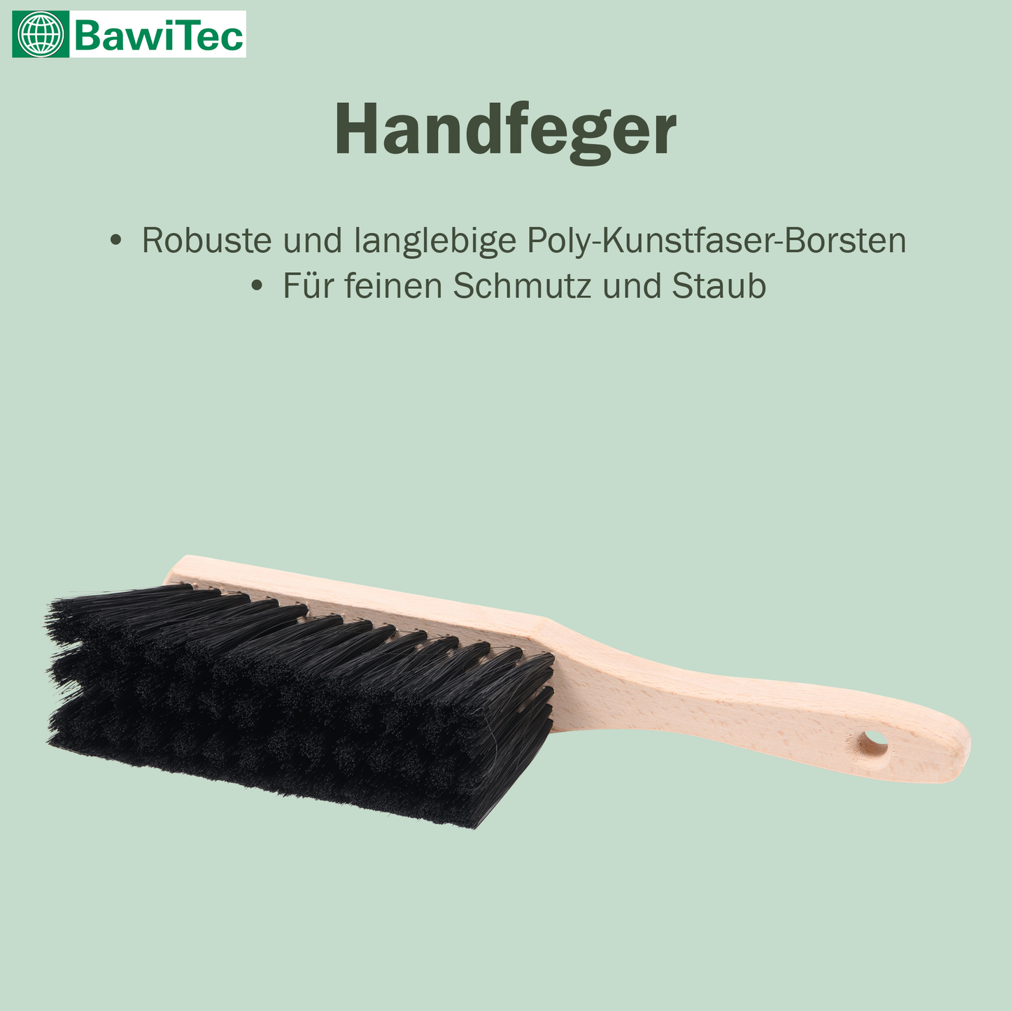 XXL Zimmerbesen Kehrset/Kehrgranitur Kunsthaar-Borsten Komplett-Set Besenset