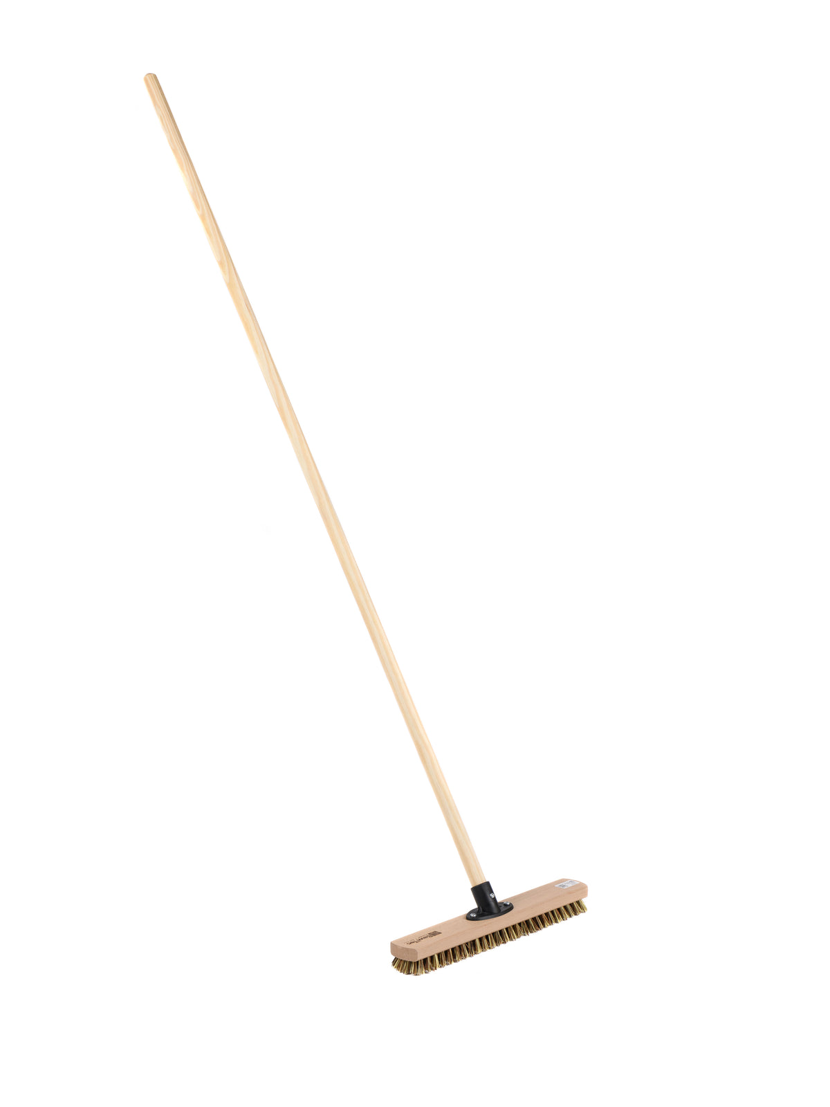 Großraumschrubber 40 cm mit Holzstiel & harten UnionMix-Borsten