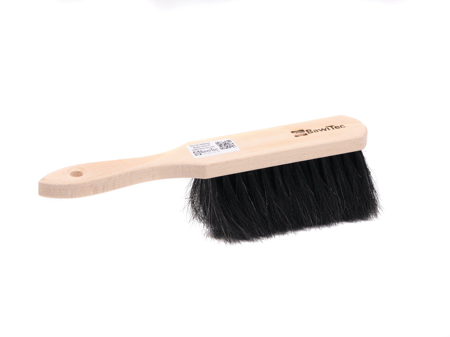 Horsehair natural hair broom set sweeping set XL 60cm incl. hand brush and dustpan 