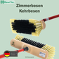 Angebot! Zimmerbesen Kehrbesen 30cm Kunsthaar-Borsten mit Teleskopstiel verstellbar 140cm