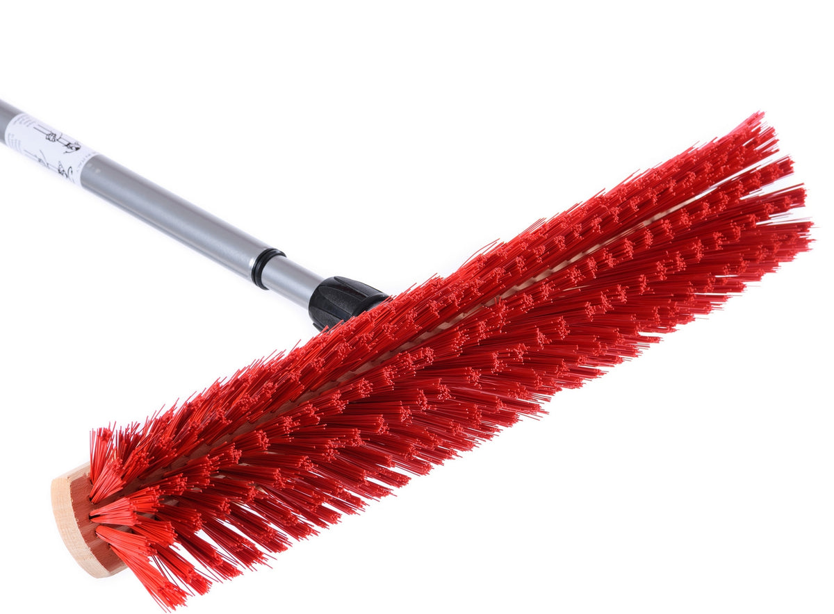 Straßenbesen mit Teleskopstiel 40–60 cm – Kehrbesen für Hof & Garten
