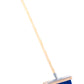 Winterbesen Schneebesen mit Holzstiel extra lange blaue Borsten