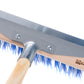 Winterbesen Schneebesen mit Holzstiel extra lange blaue Borsten