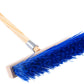 Winterbesen Schneebesen mit Holzstiel extra lange blaue Borsten